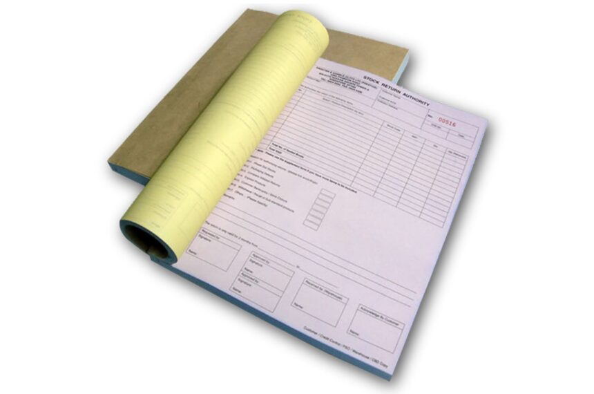 Bill Books Printing 3 Invoice book Printing in Dubai