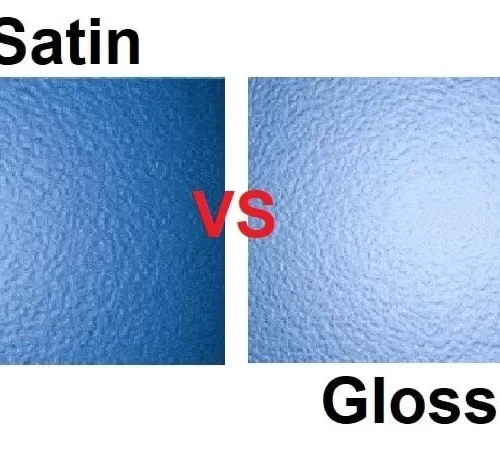 Glossy vs. Satin