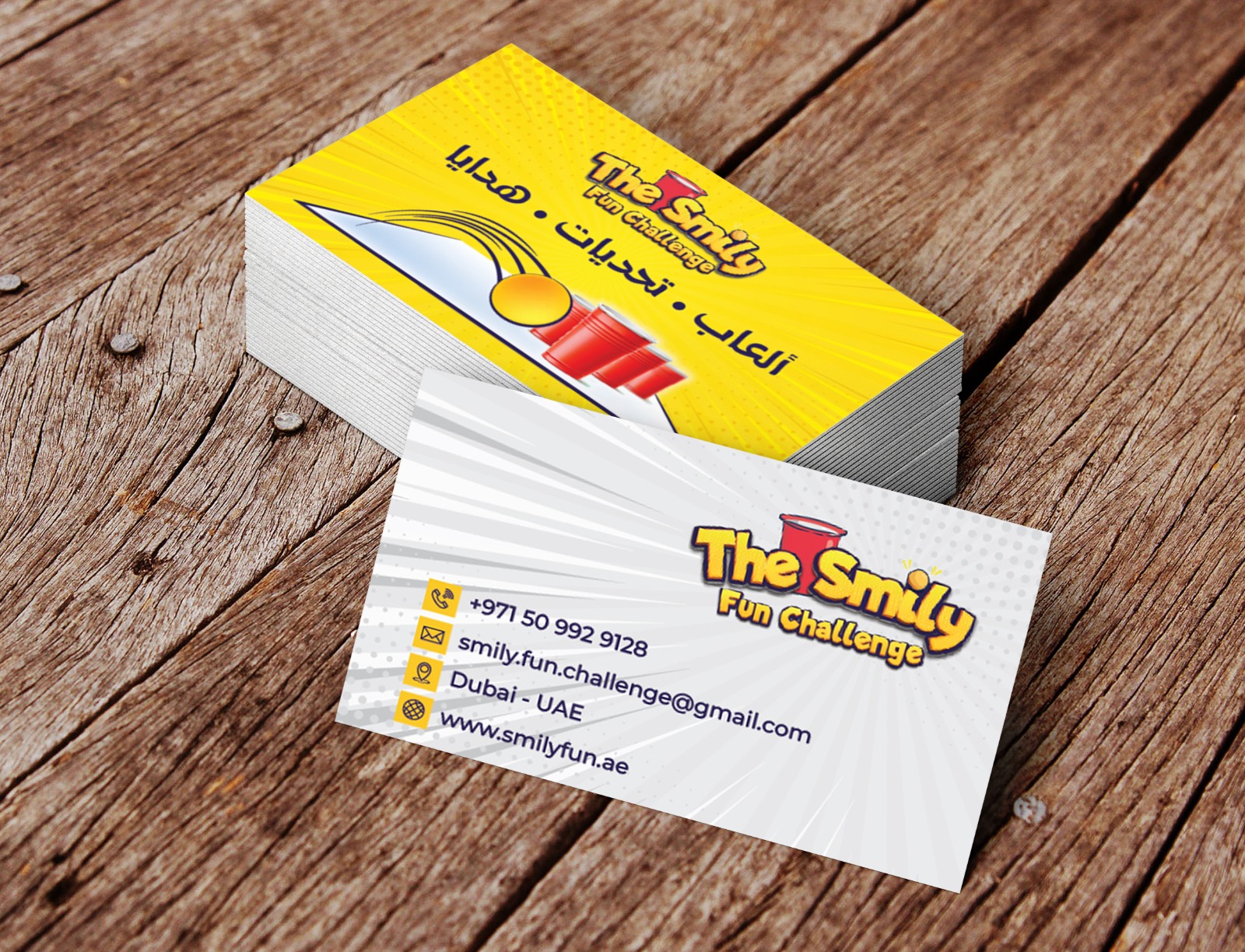 Business card Printing and fast delivery in Dubai